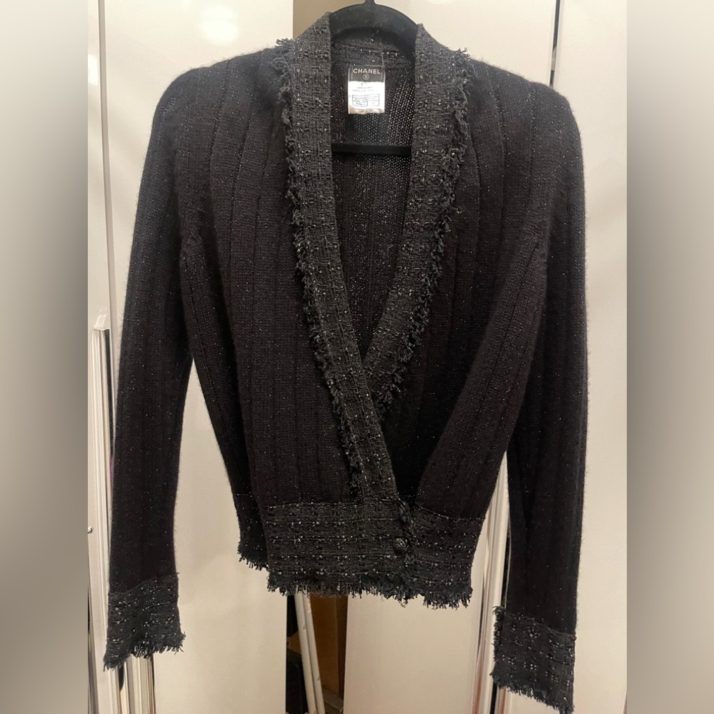 CHANEL Vintage  🌟 Cashmere blend 100% AUTHENTIC